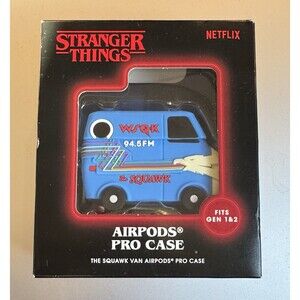 Stranger Things AirPods Pro Case Squawk Van Netflix Fits Gen 1 & 2 New